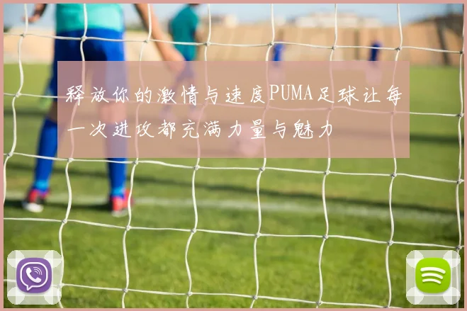 释放你的激情与速度PUMA足球让每一次进攻都充满力量与魅力